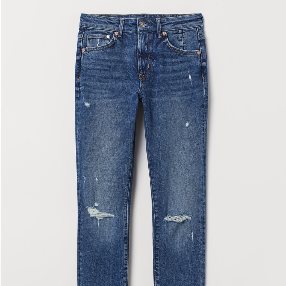 Skinny high ankle jeans